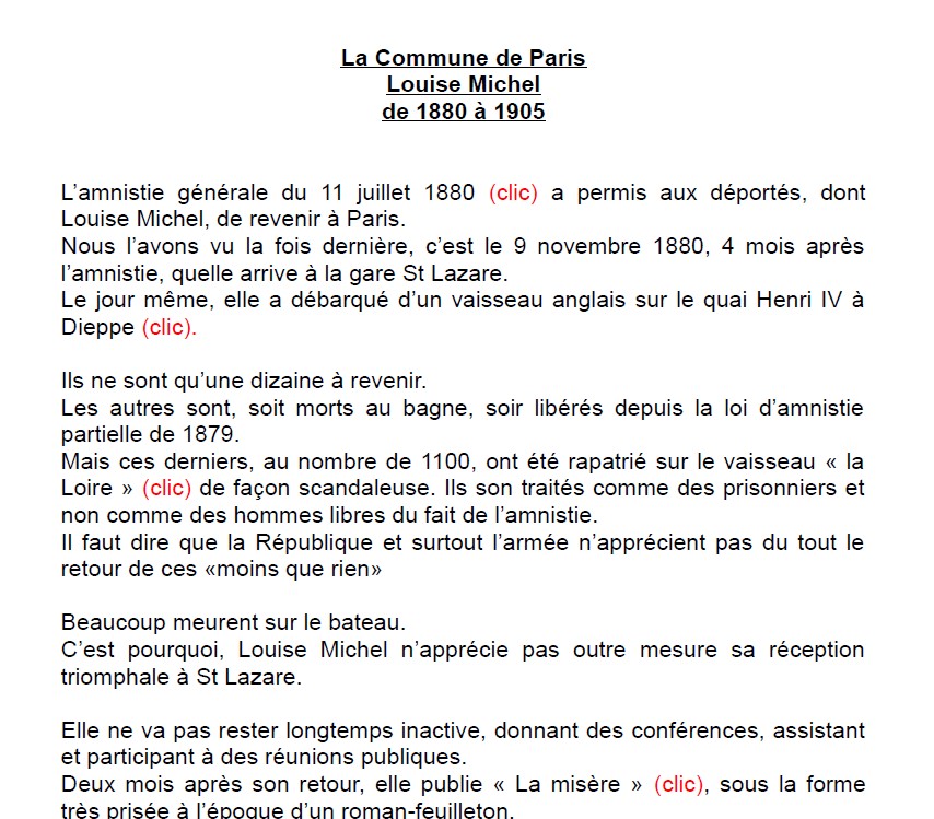 à venir